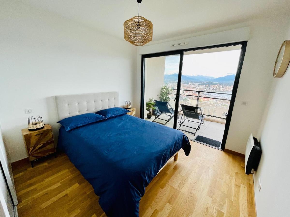 Ajaccio T2 grand standing neuf vue mer centre-ville&plages Esterno foto